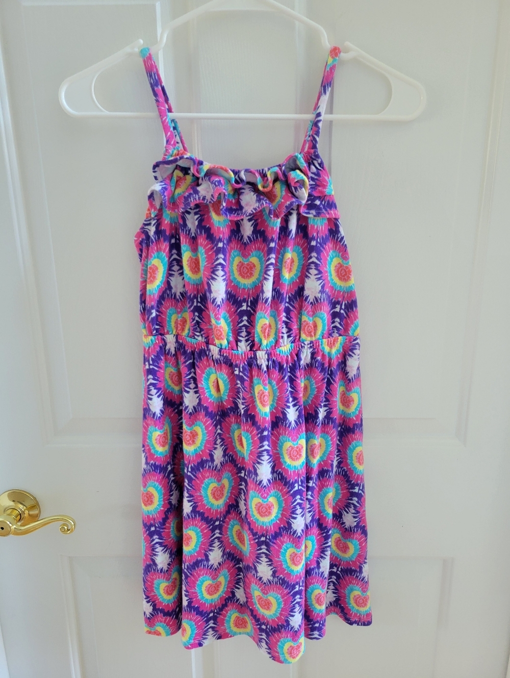 Gymboree Tie Dye Multi-Color Spaghetti Strap Sundress Girls Size 12